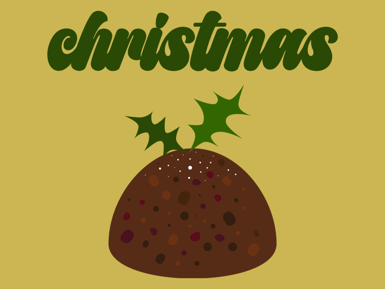 image of Christmas pudding